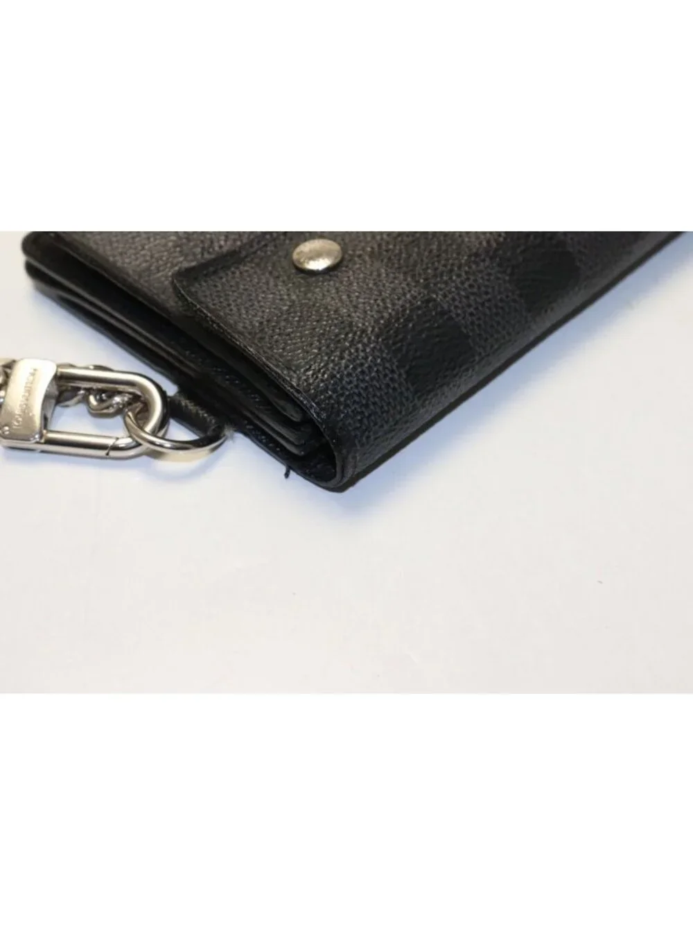 Louis Vuitton Damier Graphite Portefeuille Accordion Leather Wallet